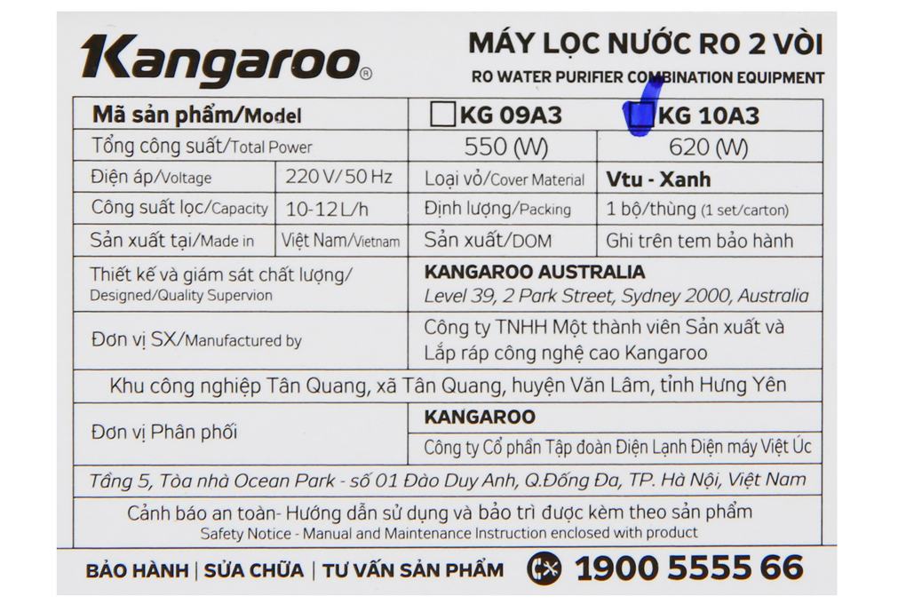 may loc nuoc kangaroo kg10a3 8 org