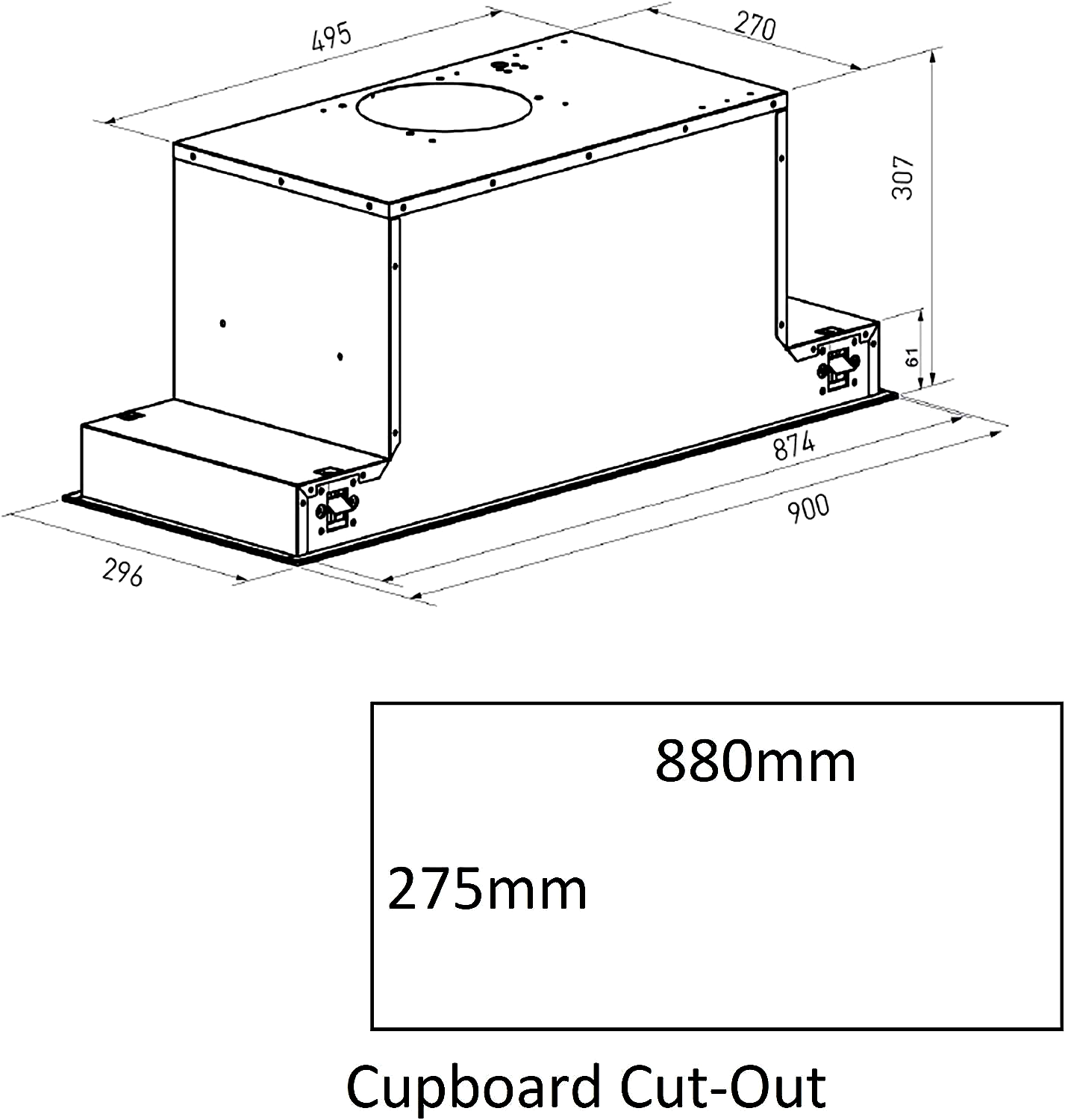 Máy hút mùi Canzy CZ-68DT