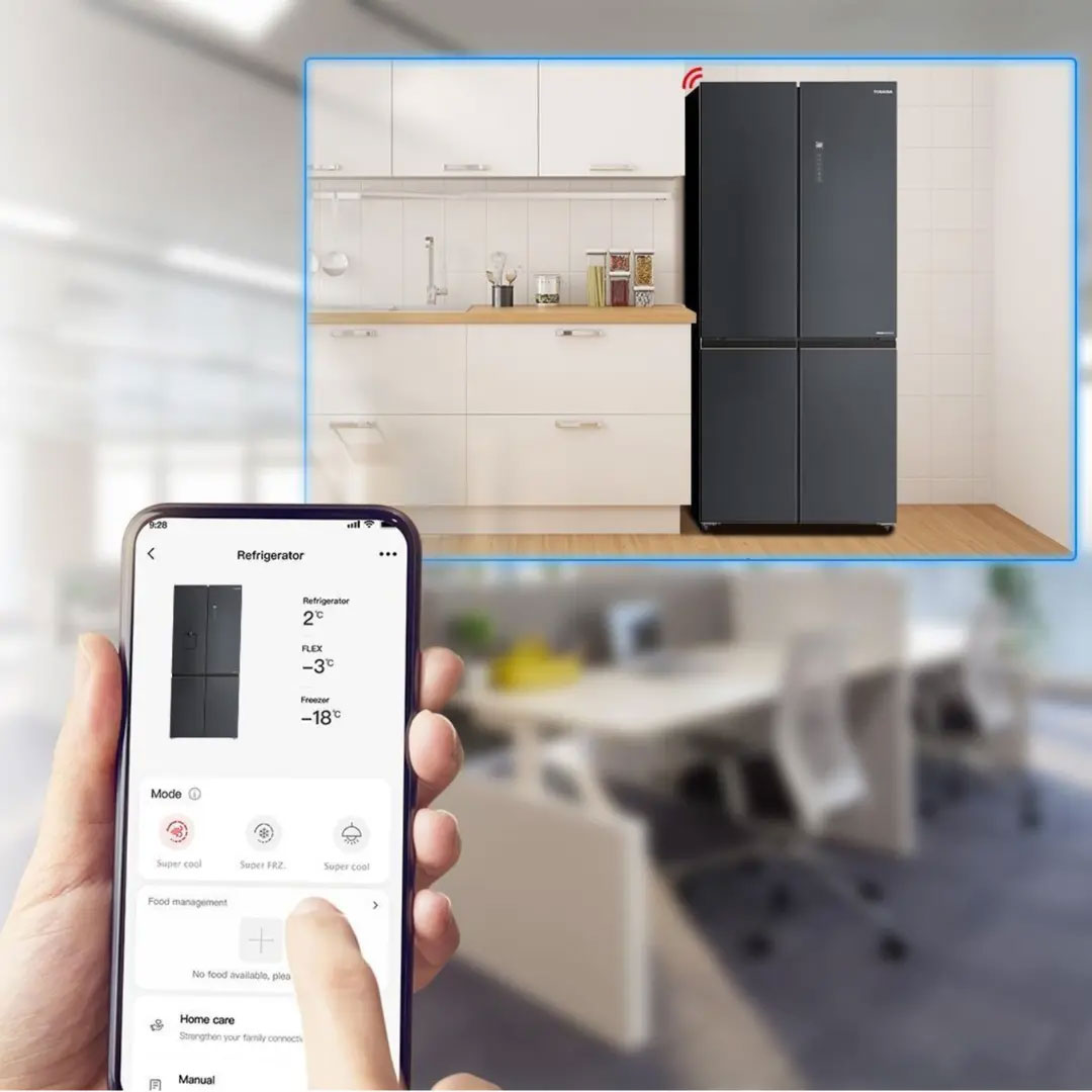 Tủ lạnh Toshiba Inverter 515 lít Multi Door GR-RF677WI-PMV(06)-MG