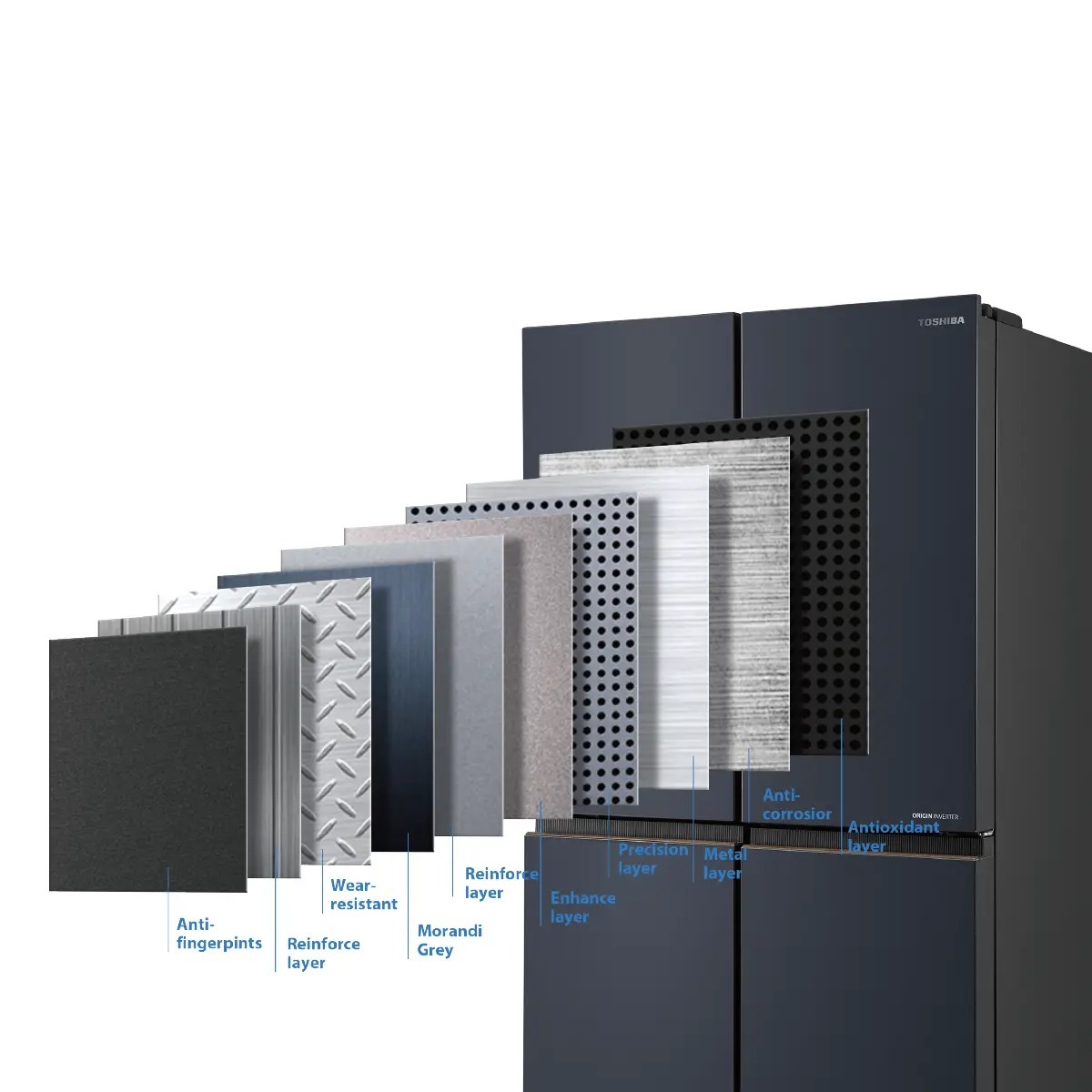 Tủ lạnh Toshiba Inverter 711 lít Multi Door GR-RF895WIA-PGV(22)-XK