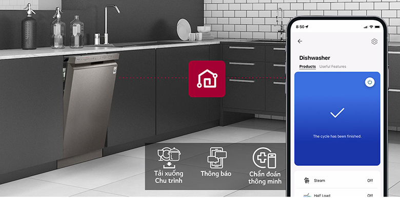 Máy rửa bát độc lập LG LDT14BLA4