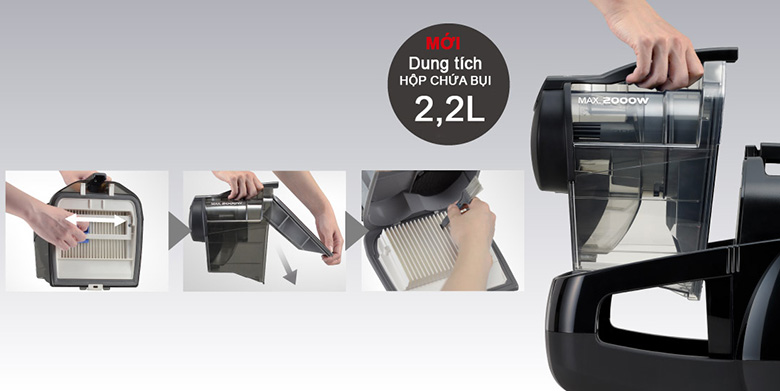 Máy hút bụi dạng hộp Panasonic MC-CL575KN49