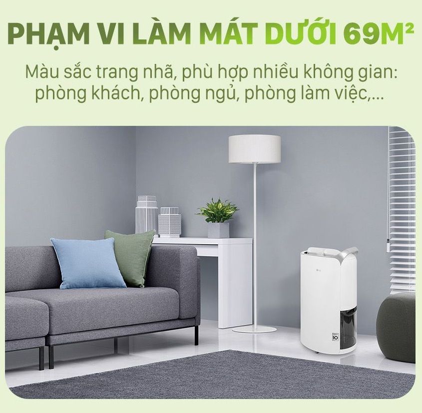 Máy hút ẩm LG Dual Inverter 16L MD16GQSE0.ABAE