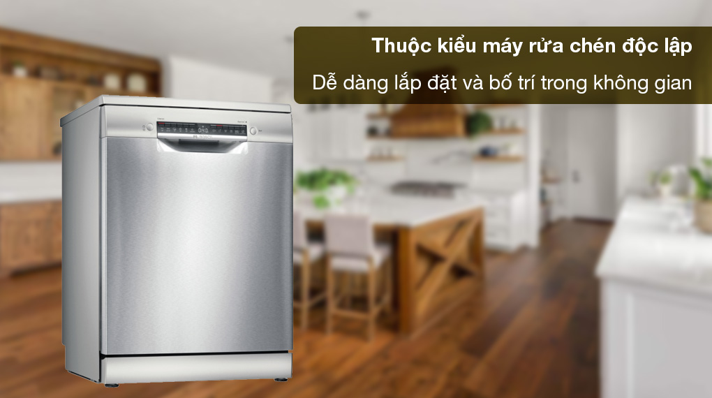 Máy rửa bát 14 bộ độc lập Bosch SMS4HMI07E