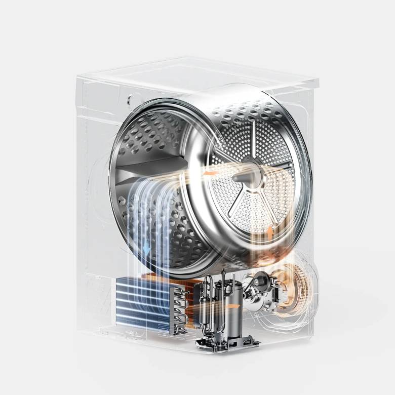 Máy sấy bơm nhiệt Toshiba 8 kg TD-T21B90HWV(MG)