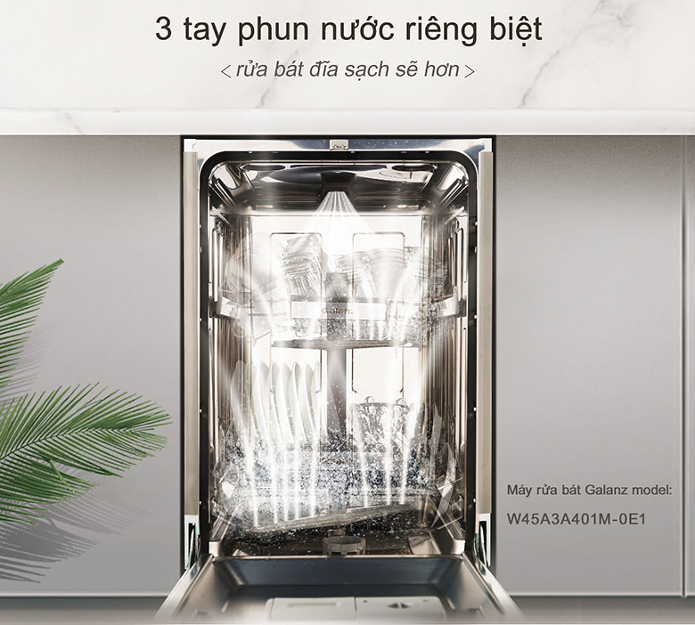 Máy rửa bát Galanz W45A3A401M-0E1(B)