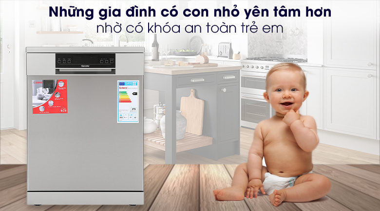 Máy rửa bát 15 bộ độc lập Galanz W60B1A401M-AE5(SS)