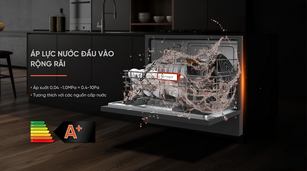 Máy rửa bát mini Junger Leopard DWJ-063