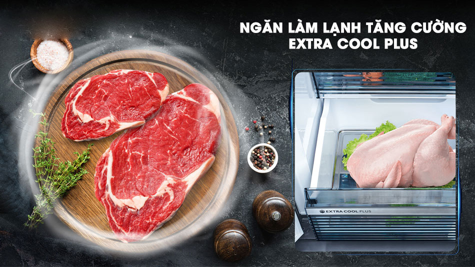 Tủ lạnh Sharp Inverter 525 lít SJ-FX610V-SL